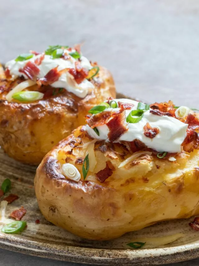 French Onion Baked Potatoes | Food